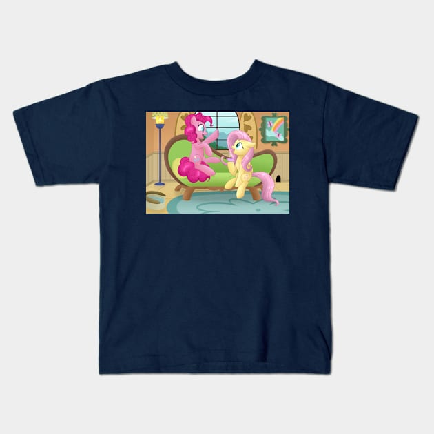 Afternoon Tea Kids T-Shirt by RaspberryStudios